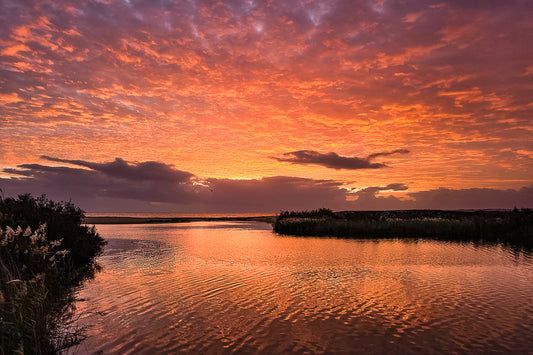 Sunset at Salgados Beach ( Displyed Framed 73x53)