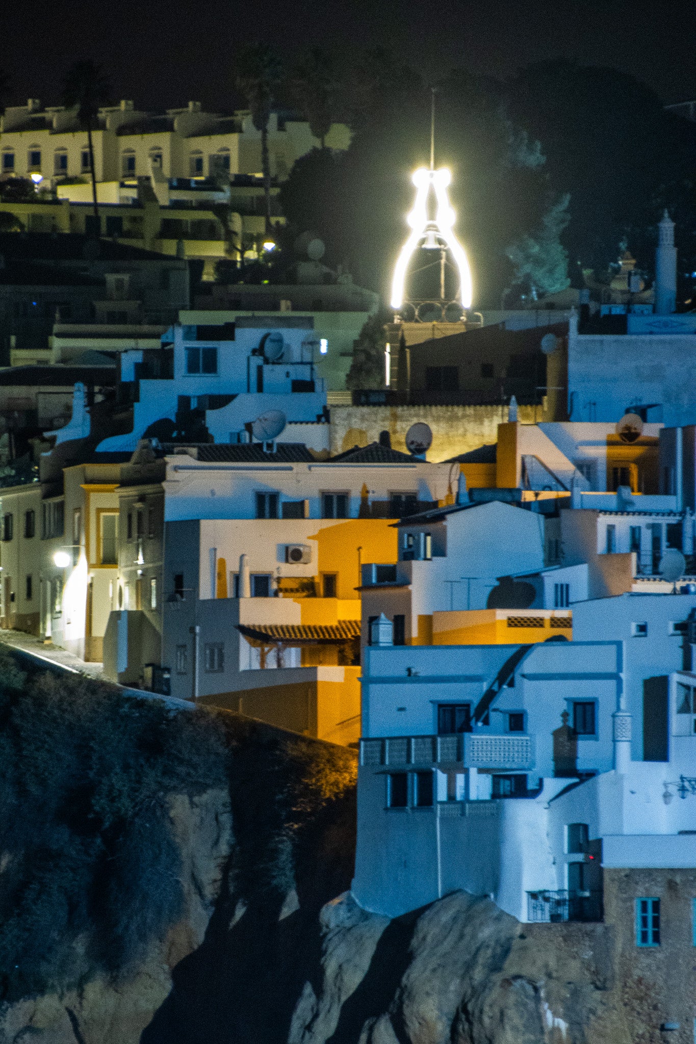 Clock Tower (Street Bernardino de Sousa) & The Battery Street, Albufeira