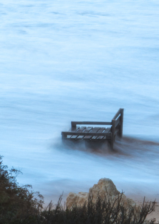 Why Wait? (Displayed mounted on canvas 30x40)