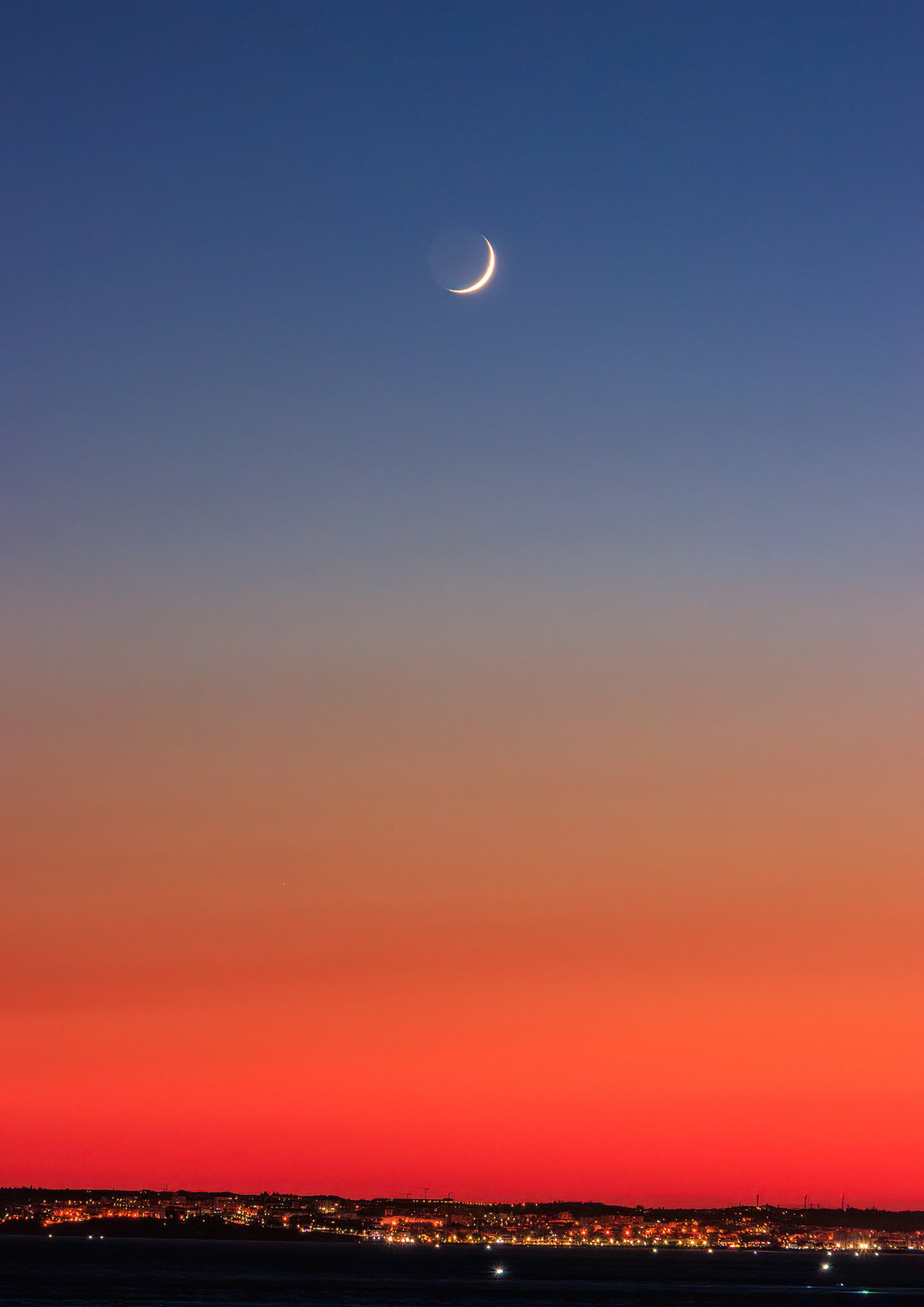 Moon - Waxing Crescent Moon
