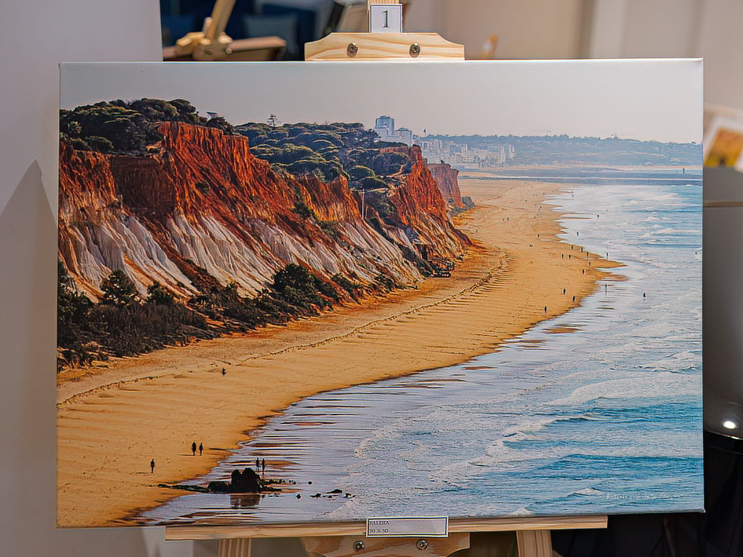 Praia da Falésia (Exposta sobre tela 70x50)