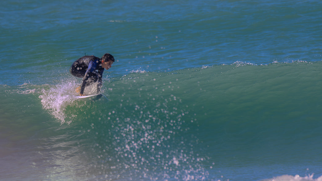 Young boy Surfing