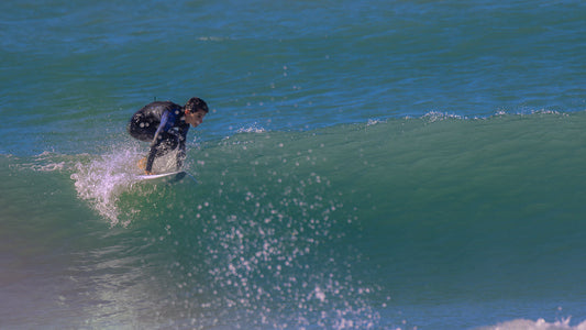 Young boy Surfing