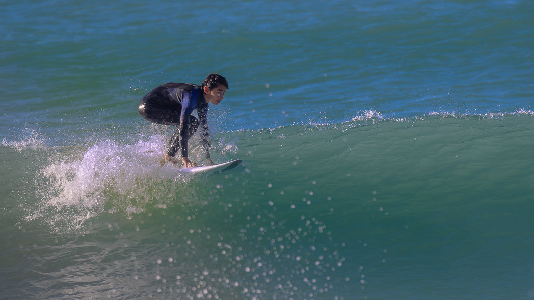 Young boy Surfing