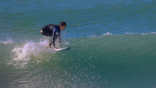 Young boy Surfing