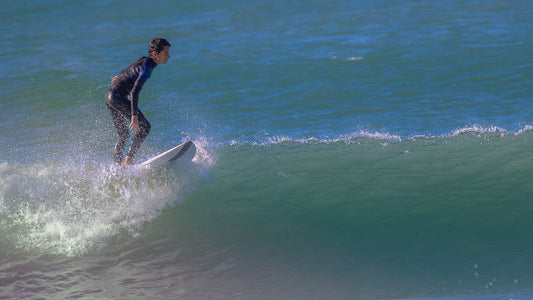 Young boy Surfing