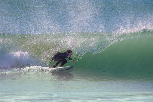 Young boy Surfing