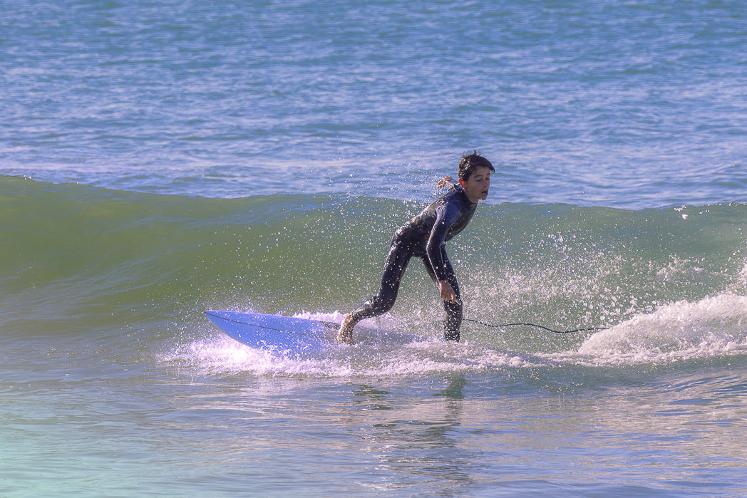 Young boy Surfing