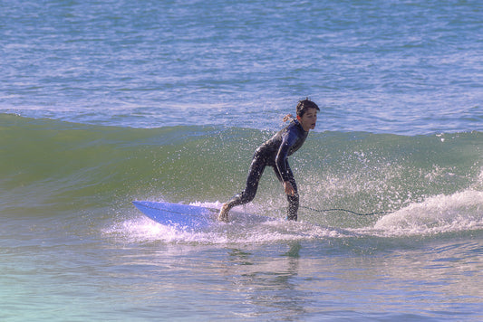 Young boy Surfing
