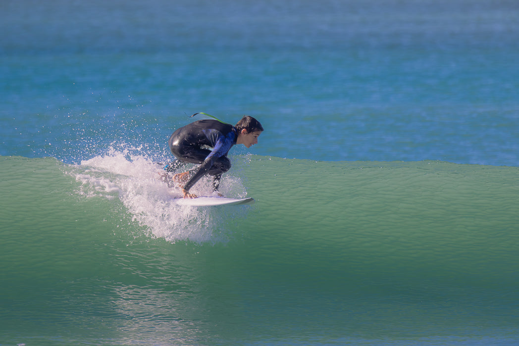 Young boy Surfing