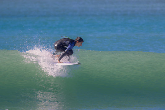 Young boy Surfing