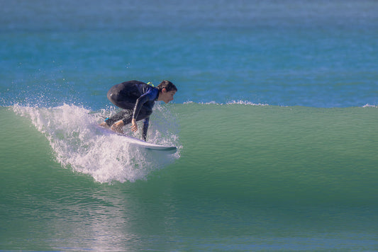 Young boy Surfing