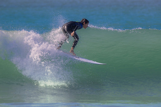 Young boy Surfing