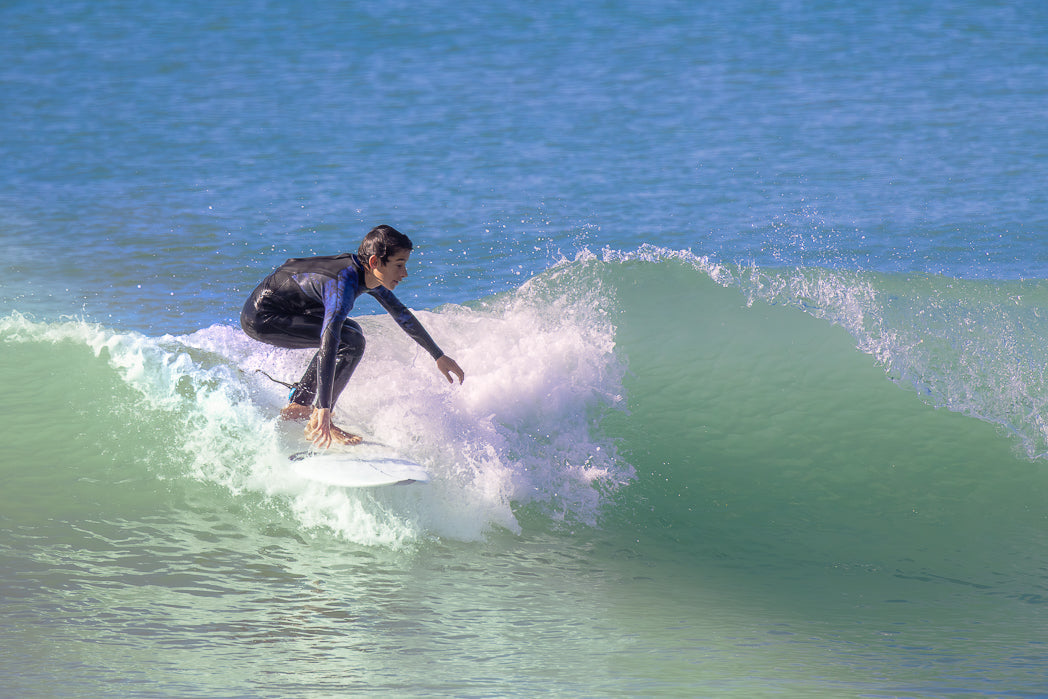 Young boy Surfing