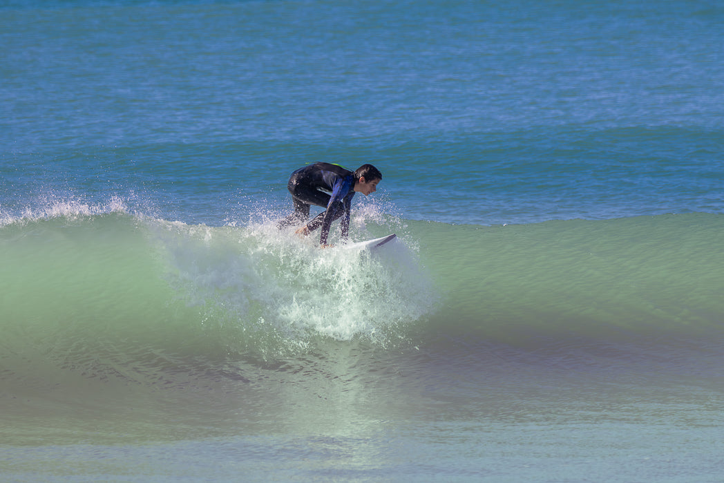 Young boy Surfing