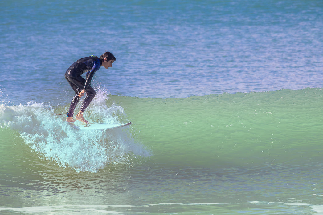 Young boy Surfing