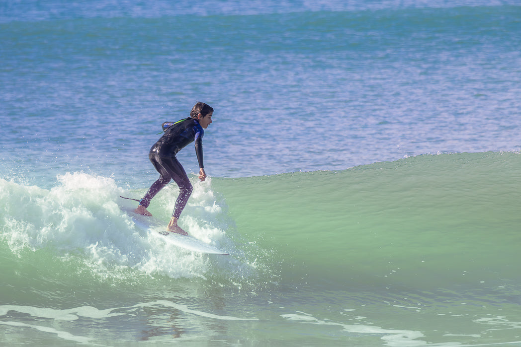 Young boy Surfing