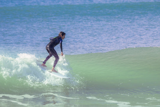 Young boy Surfing