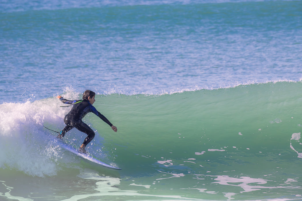 Young boy Surfing
