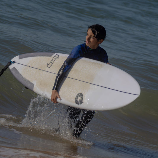 Young boy Surfing