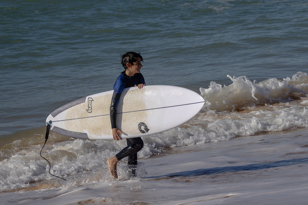 Young boy Surfing