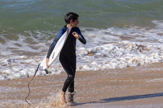 Young boy Surfing