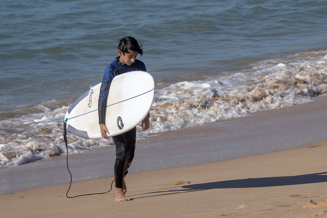 Young boy Surfing
