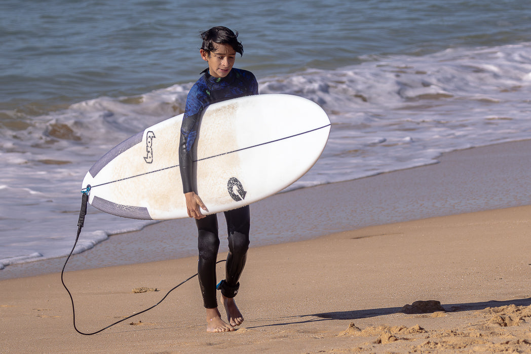 Young boy Surfing