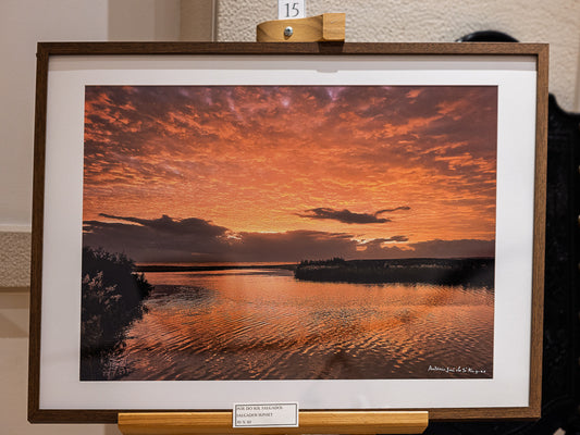 Sunset at Salgados Beach ( Displyed Framed 73x53)