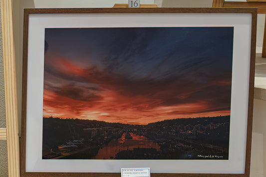 Sunset at Marina de Albufeira (Displyed Framed 73x53)