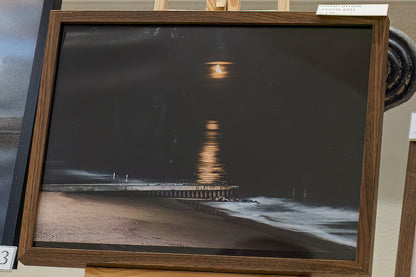 Moonlit Jetty (Displayed Framed 30x40)