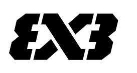 Black 'EX3' logo on a white background
